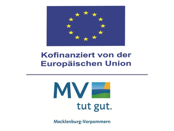 Logo der EU und MV tut gut