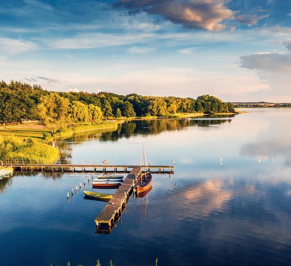 Blick auf einen See