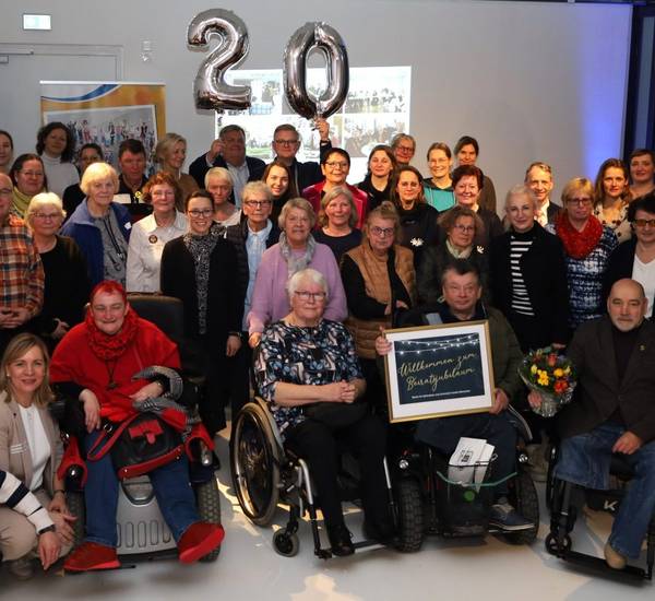 Mitglieder des Vorstandes auf der Jubiläumsfeier des Behindertenbeirates der Hansestadt Rostock